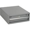 Global Industrial Stacking Workbench Drawer, Gray, 6H 606957GY